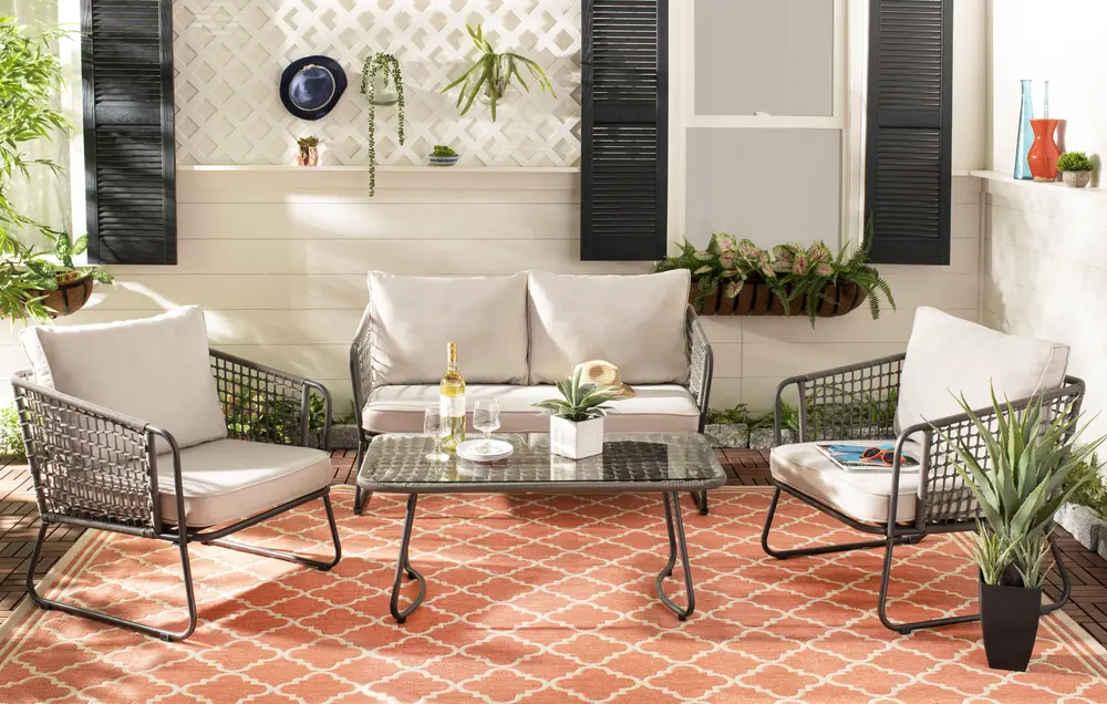 Benjin 4 Piece Living Set