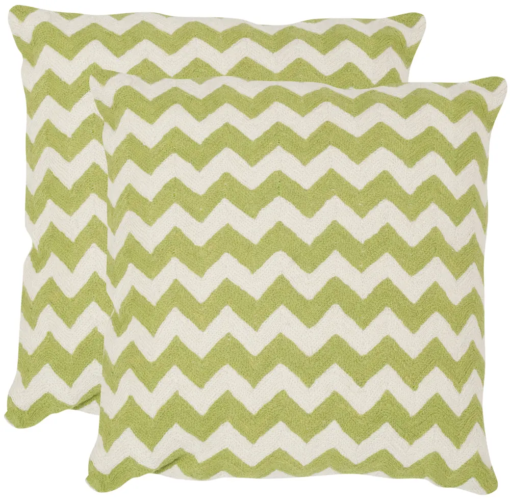 Striped Tealea  Pillow
