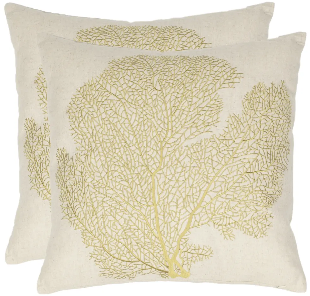 Spice Fan Coral  Pillow