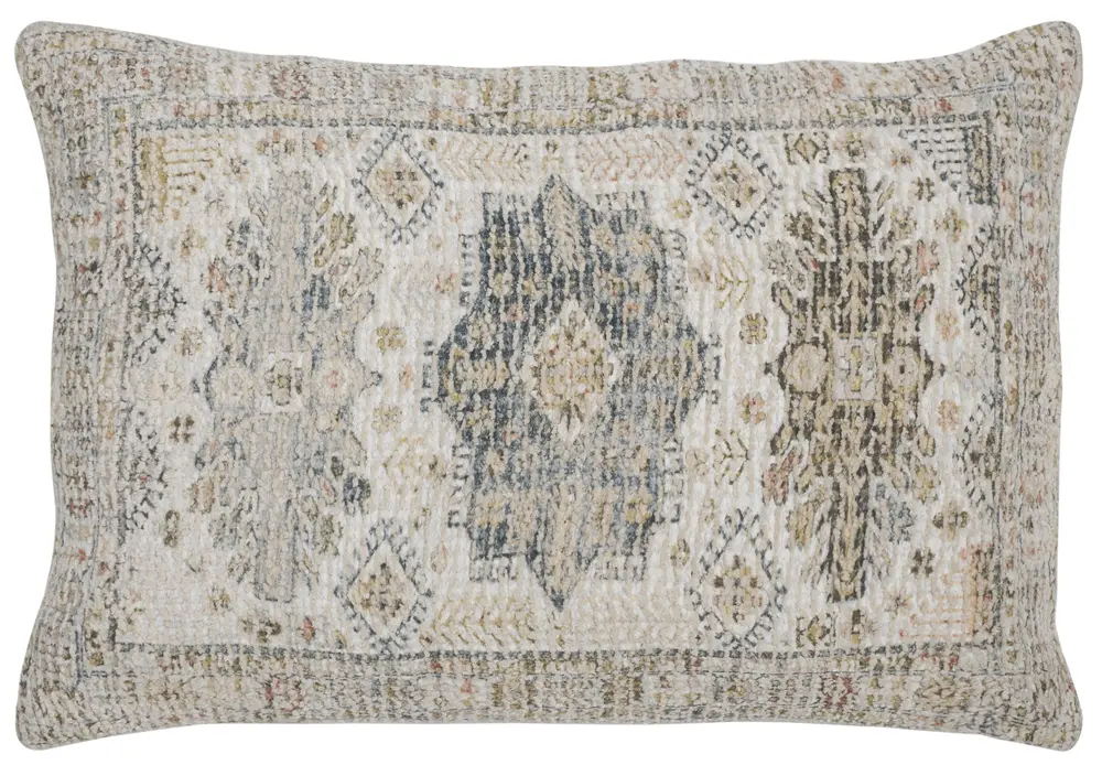 Imma, 16 X 22, Gold, Cotton/Polyester Lumbar Pillow