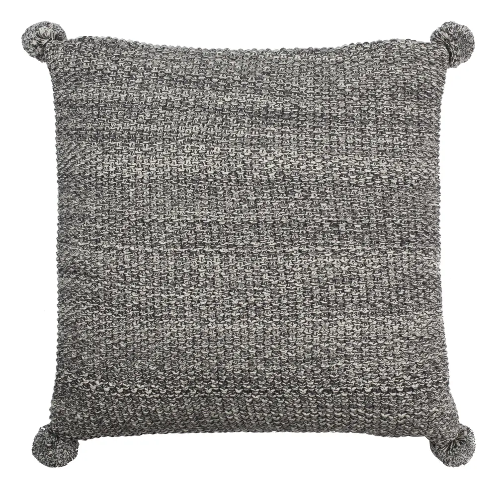 Pom Pom Knit Pillow