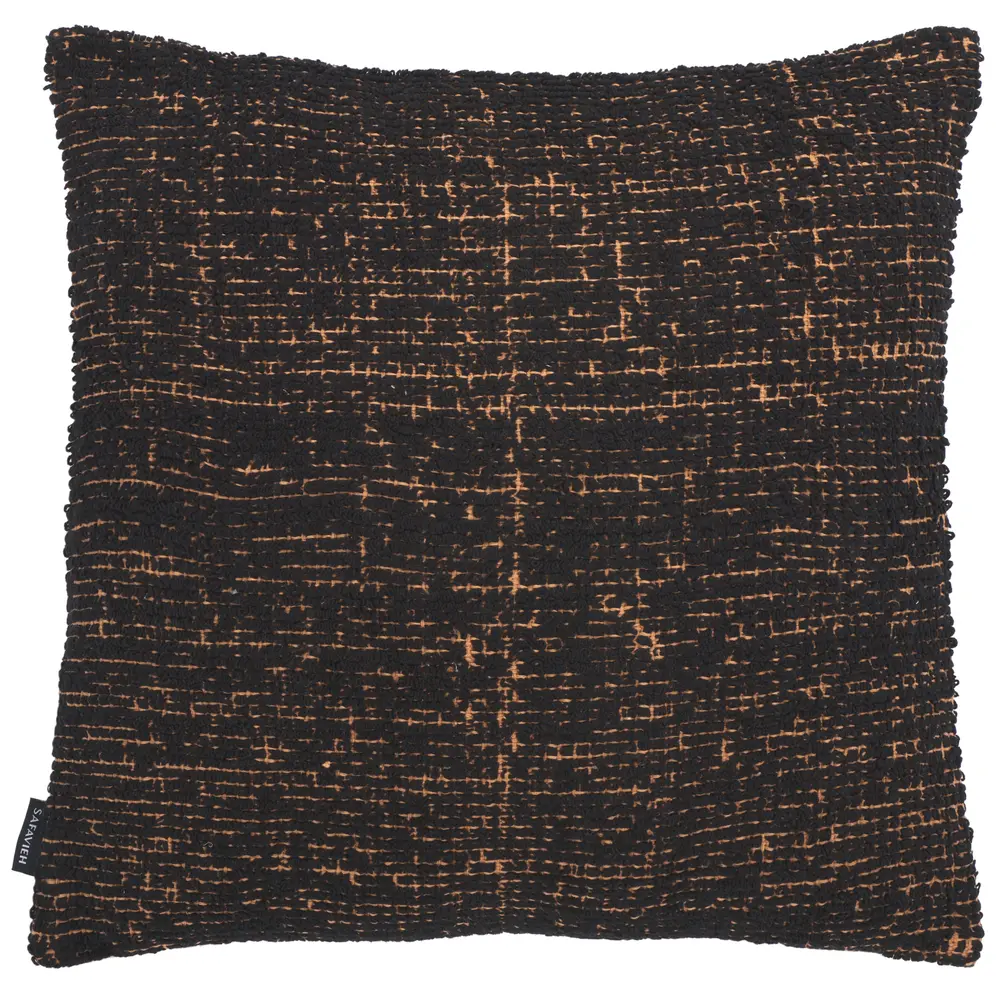 Kailo, 20 X 20, Black/Natural, Cotton Pillow
