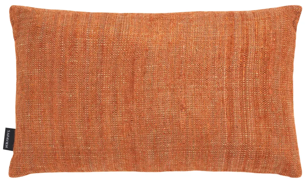 Rowe, 12 X 20, Rust, Cotton Lumbar Pillow