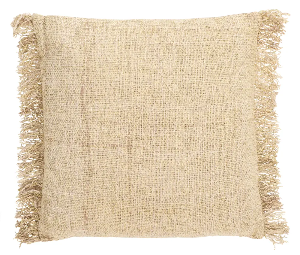 Lumiza, 20 X 20, Natural, Cotton Pillow