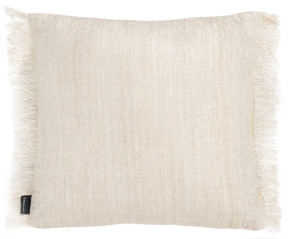 Lurenz, 20 X 20, Ivory, Cotton Pillow