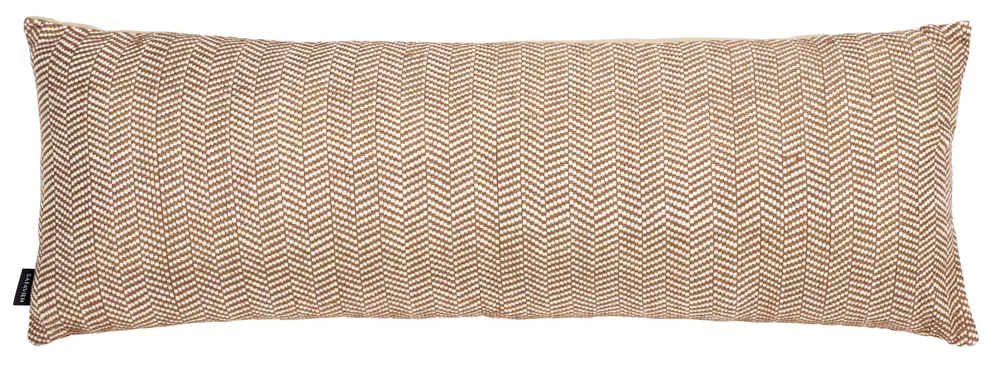 Romy, 14 X 39, Natural, Cotton Bolster Pillow