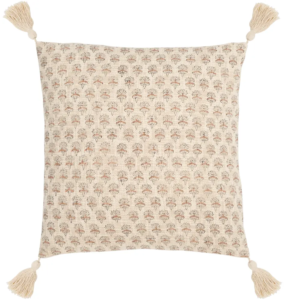 Jemm, 20 X 20, Multi, Cotton Pillow