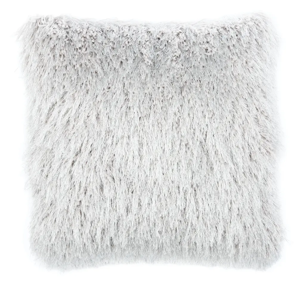Shag Modish Metallic Pillow