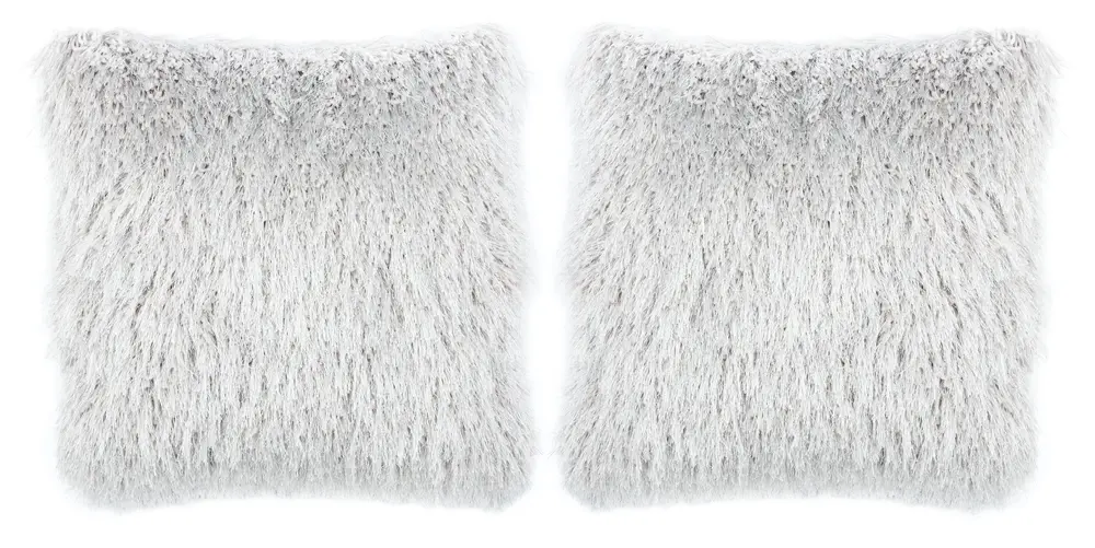 Shag Modish Metallic Pillow