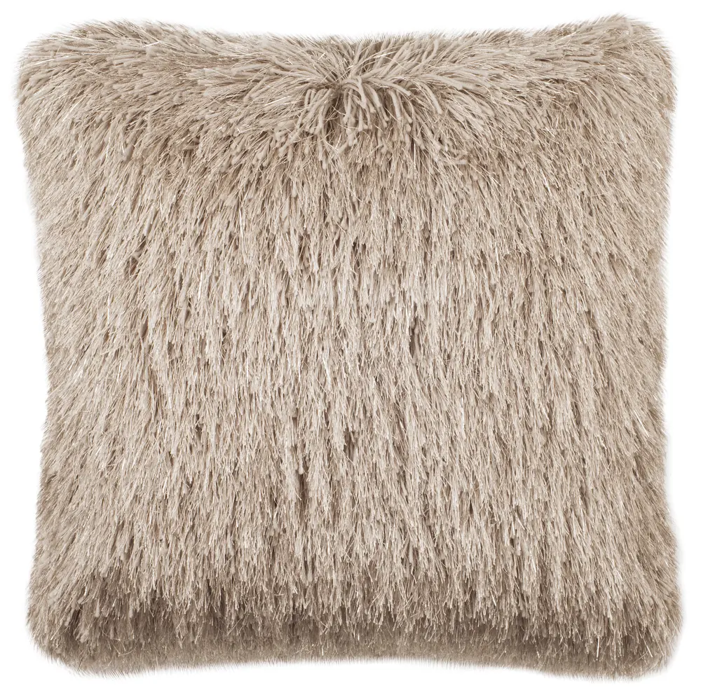Shag Modish Metallic Pillow
