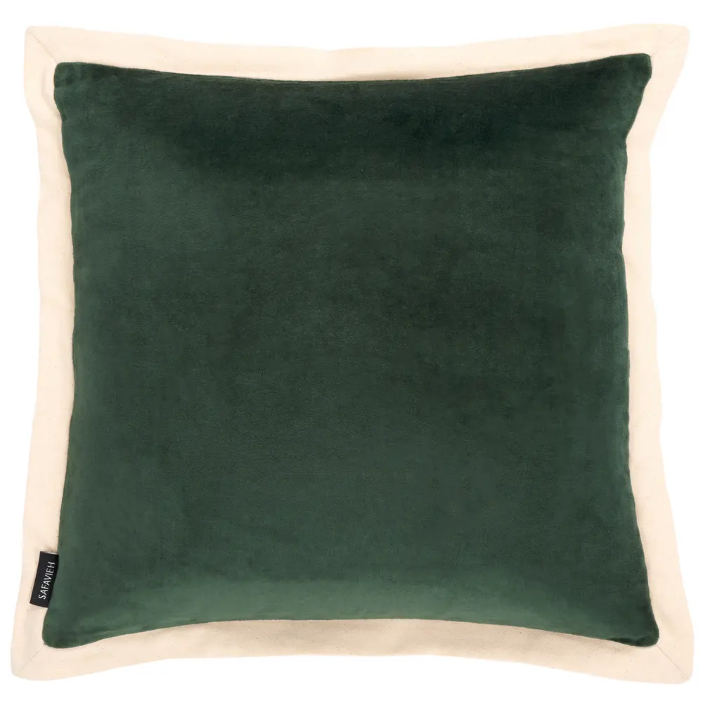 Jordy, 18 X 18, Olive/Natural, Cotton Pillow