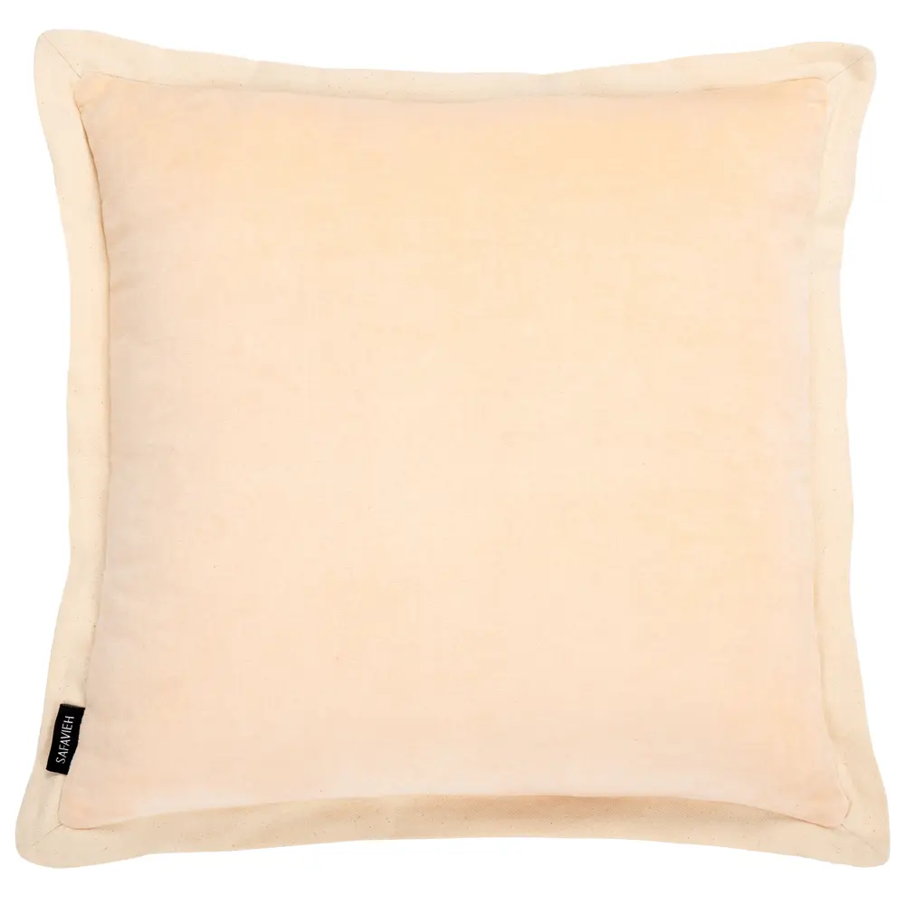 Jordy, 18 X 18, Ivory/Natural, Cotton Pillow