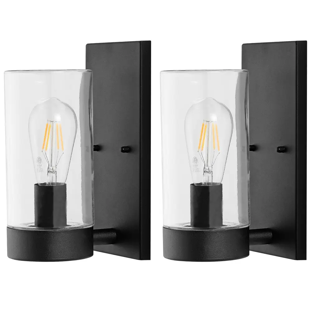 Lianne Outdoor Wall Sconce/Black