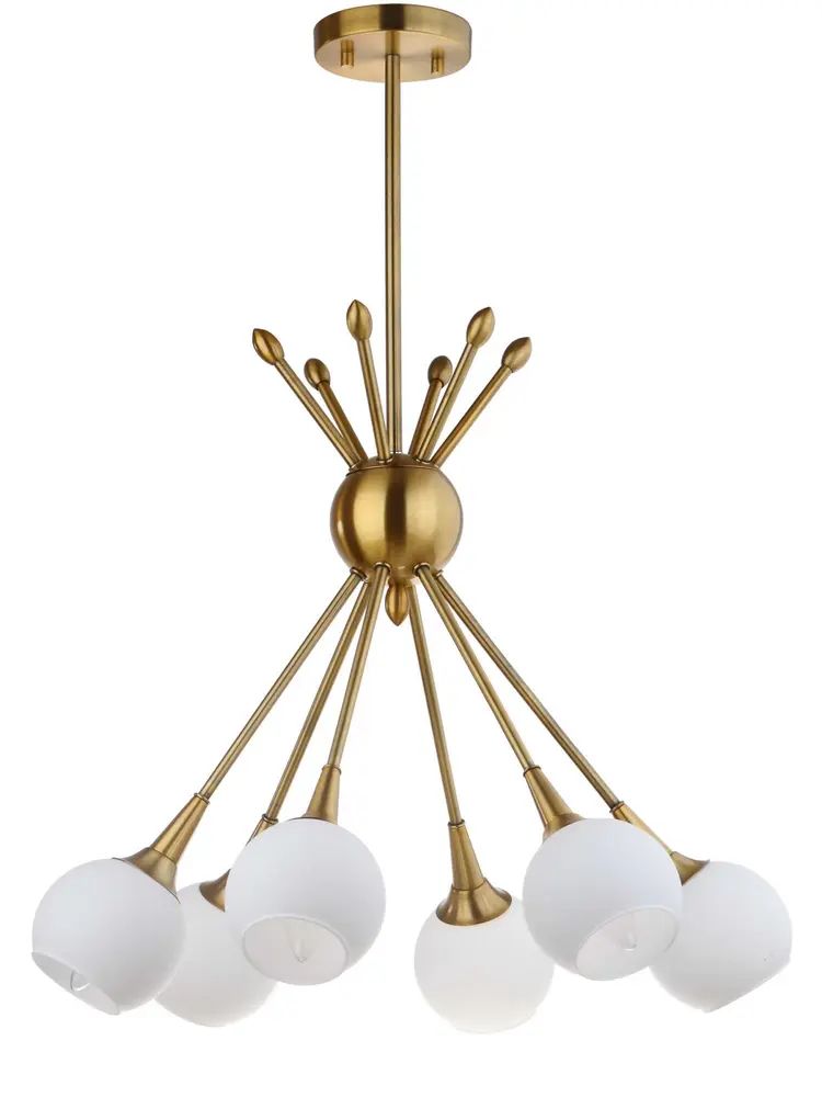 Justine 6 Light 22 Inch Dia Adjustable Pendant