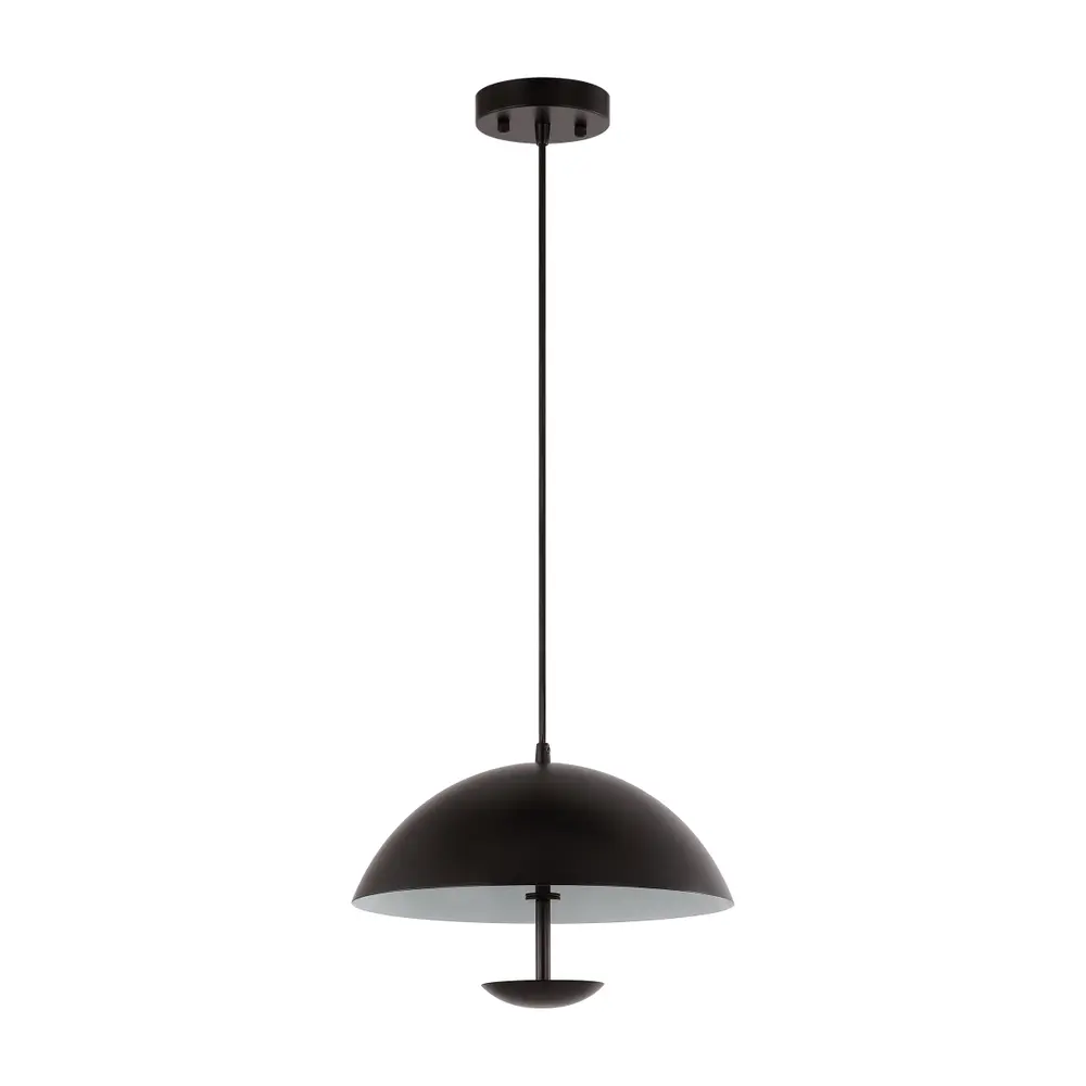Lybrin, 3 Light, 13 Inch, Black, Iron Extendable Pendant