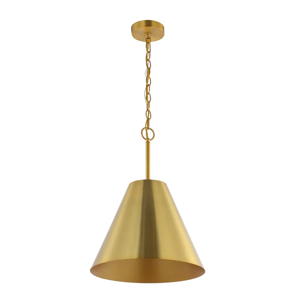 Jenner, 15 Inch, Brass, Iron Pendant