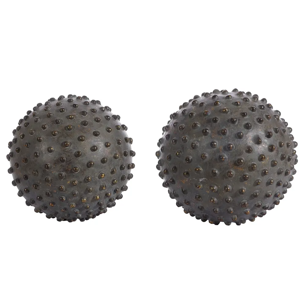 Roni Set Of 2 Decorative Ball Table Decor
