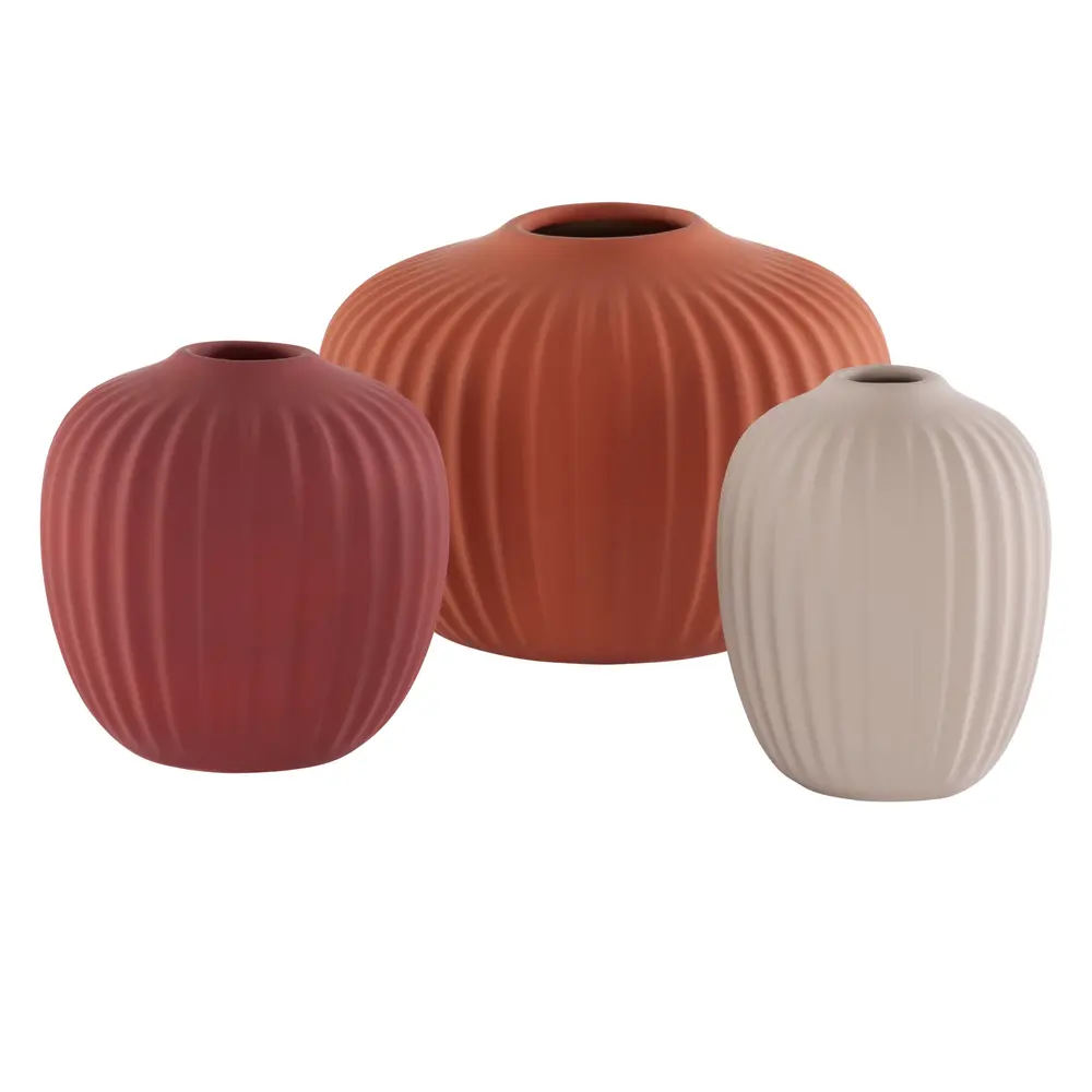 Jacie Ceramic Vase Set Of 3