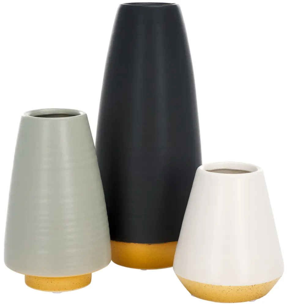 Joetta Ceramic Vase Set Of 3