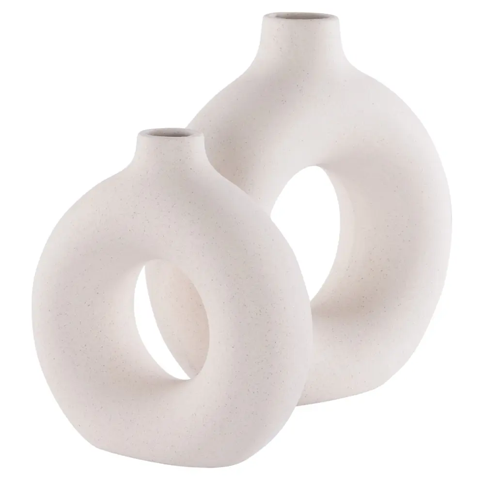 Avza Ceramic Vase Set Of 2