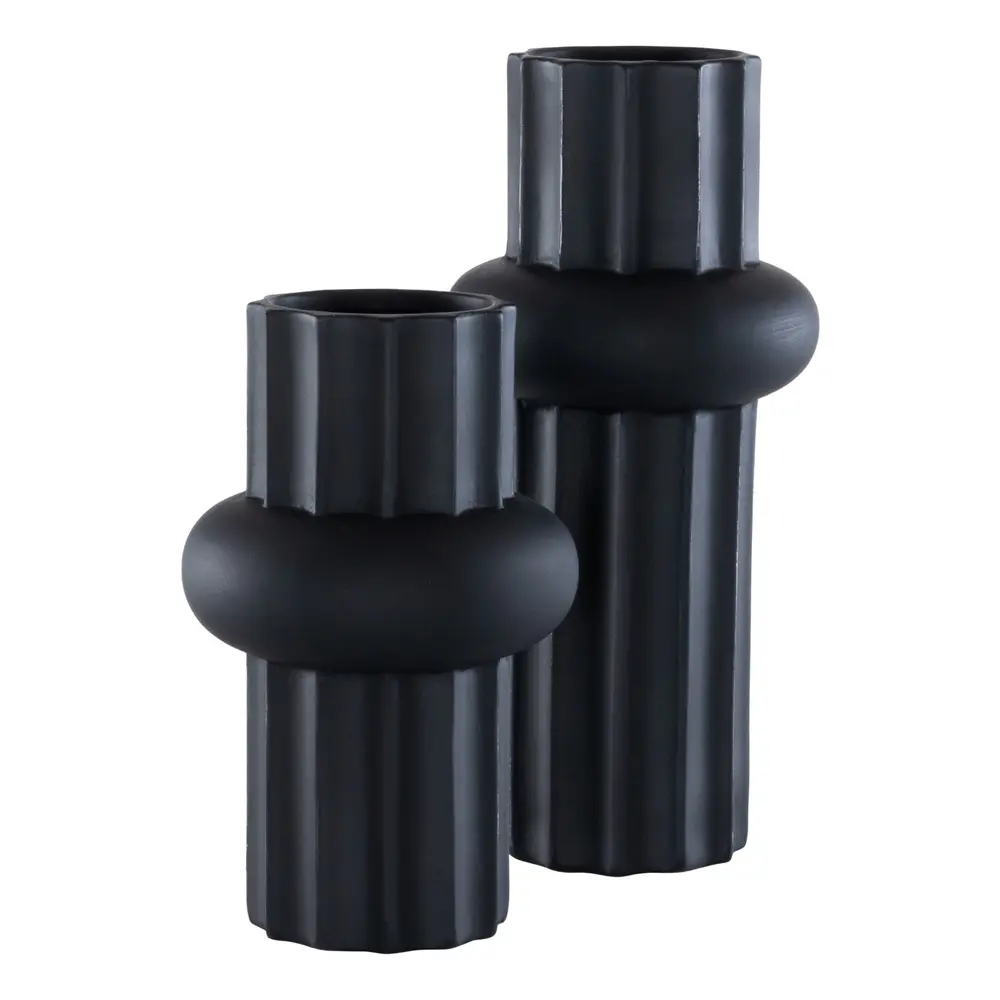 Croix Ceramic Vase Set Of 2