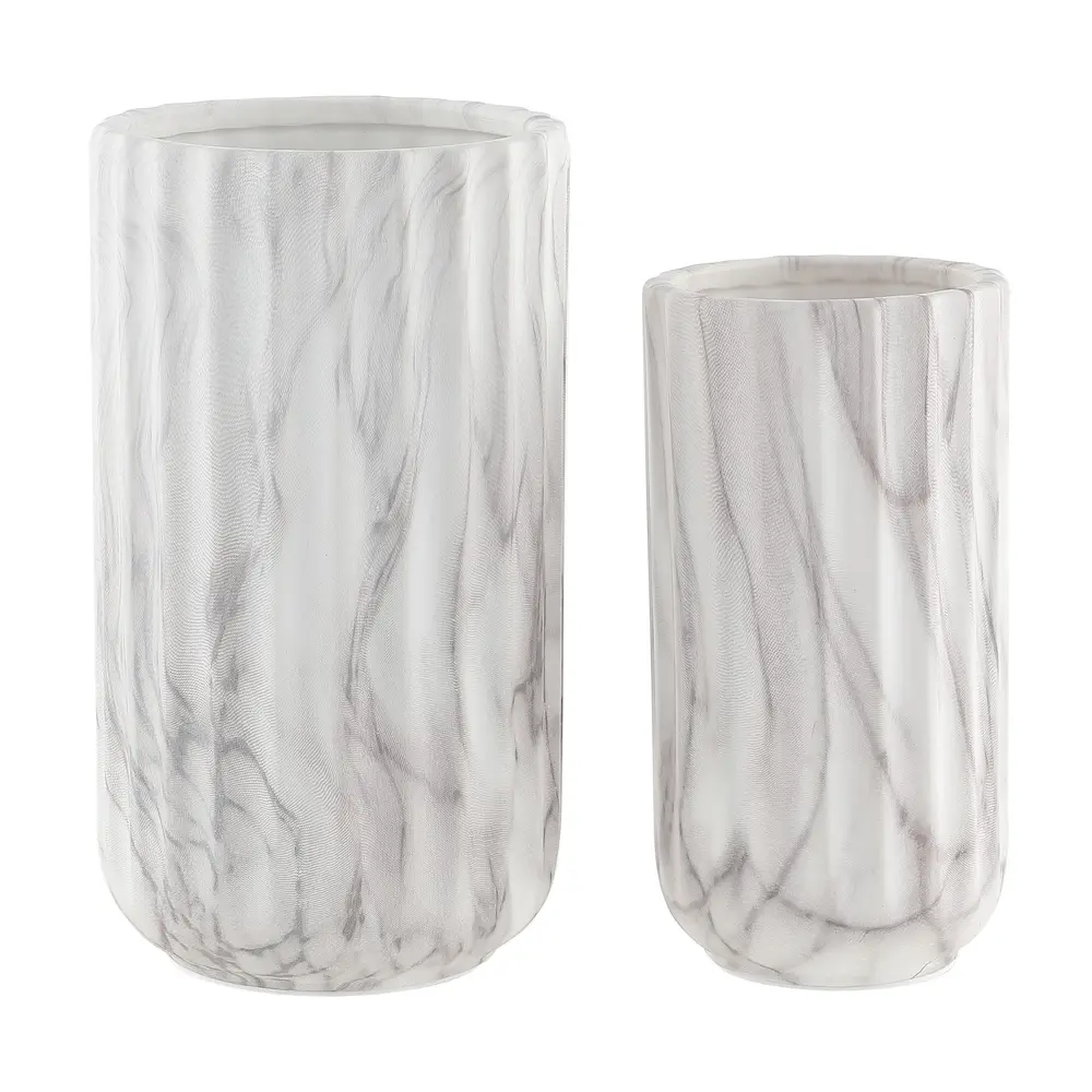 Silene Ceramic Vase Set Of 2