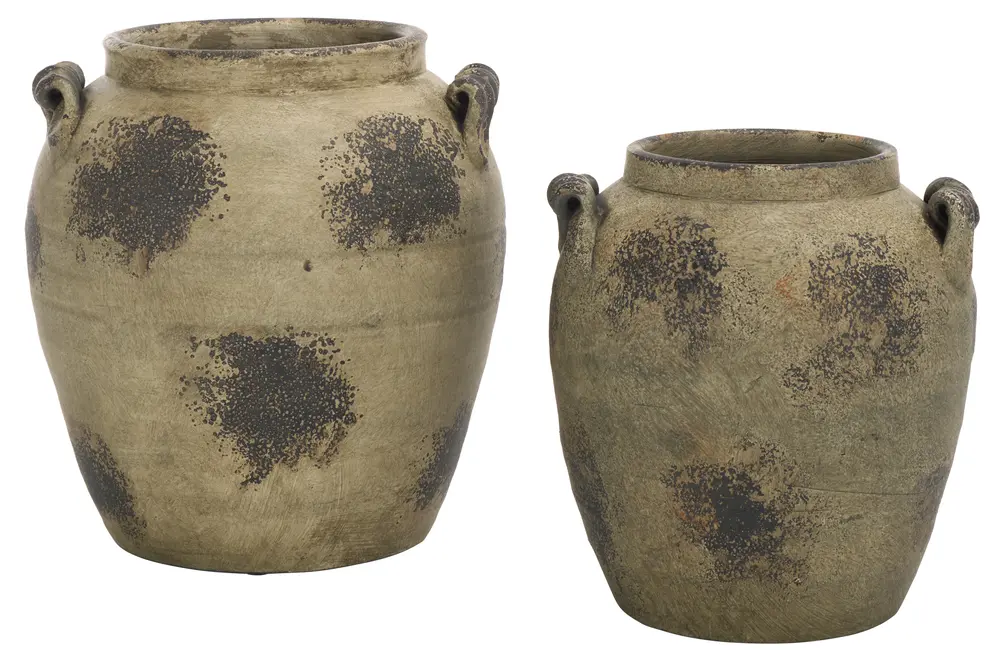 Rhodes Terracotta Vase Set 2