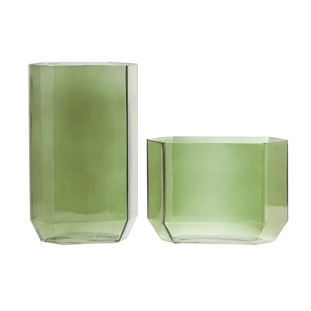Noreno  Glass Vase Set 2