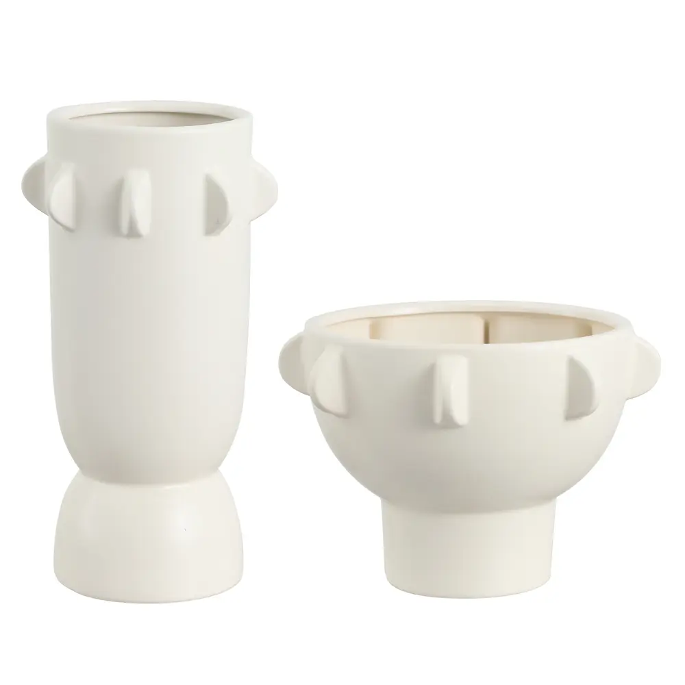 Amias Ceramic Tab Vase Set 2