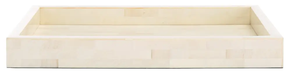 Sabi, Antique Ivory/Faux Bone,  Resin/Mdf, Rectangle Tray