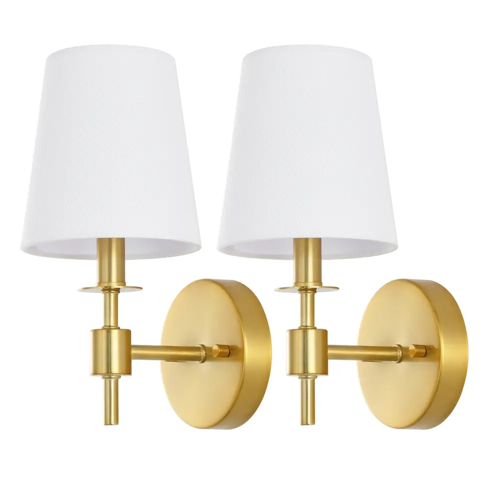 Dalany, 7 Inch, Brass, Iron Wall Sconce Set Of 2