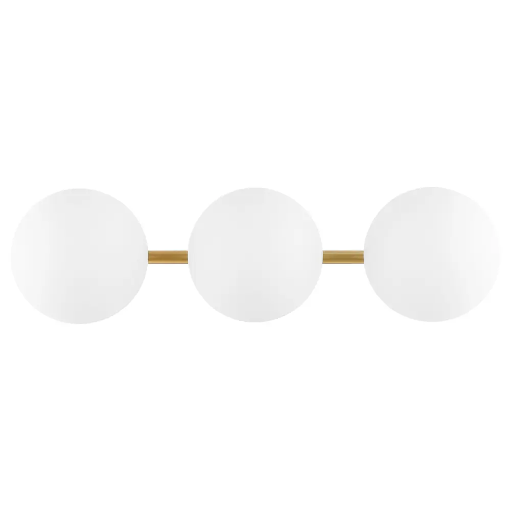 Amaoi, 3 Light, 20.5 Inch, Brass, Iron Wall Sconce
