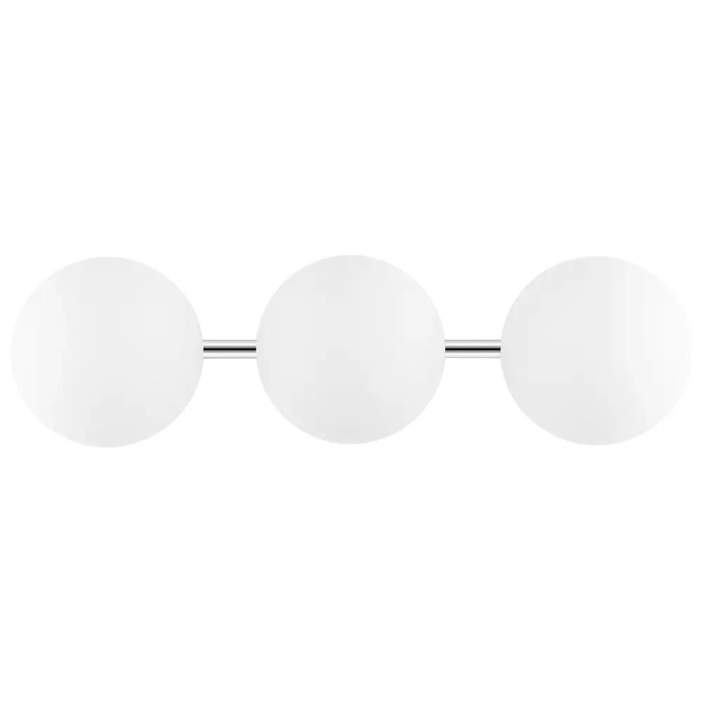 Amaoi, 3 Light, 20.5 Inch, Chrome, Iron Wall Sconce