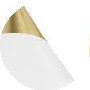 Gold / White
