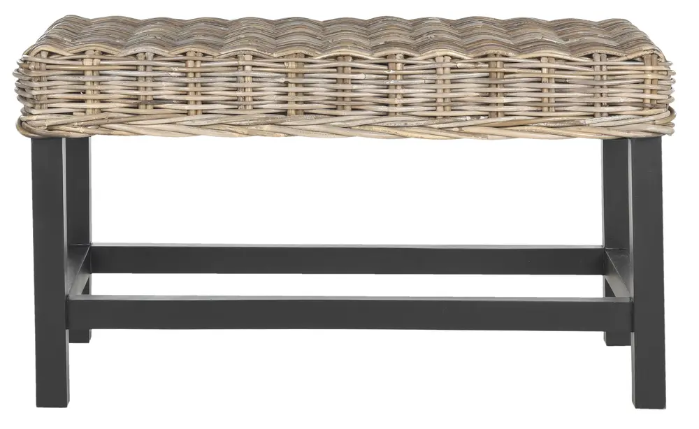 Omari Wicker Bench