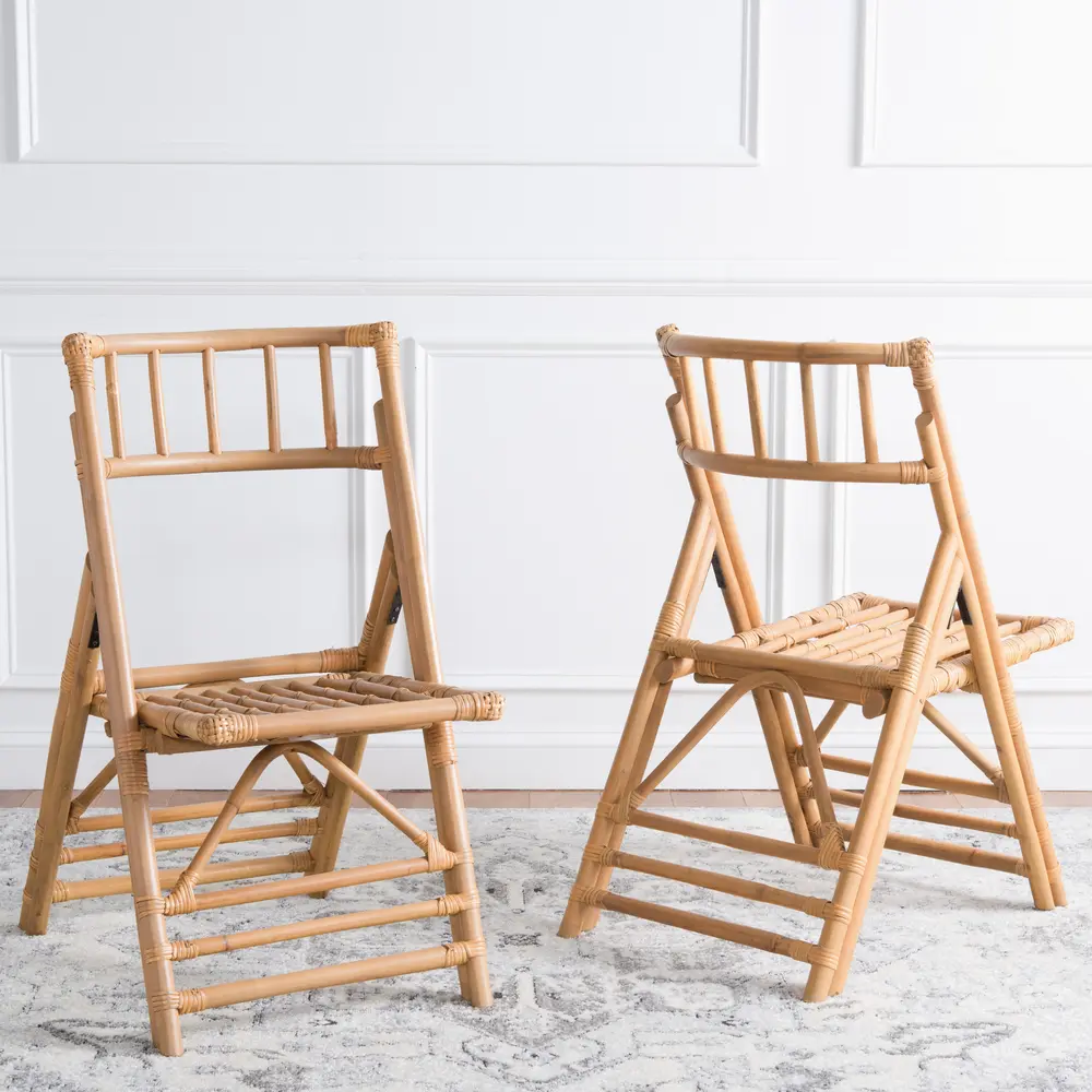 Maja Rattan Folding Accent Chair