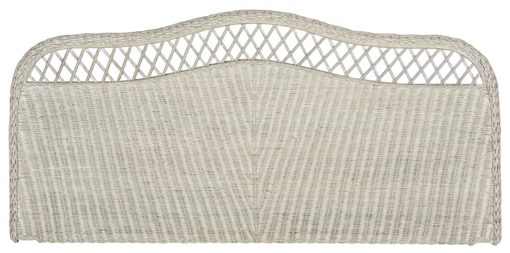 Sephina Antique Grey Rattan Headboard