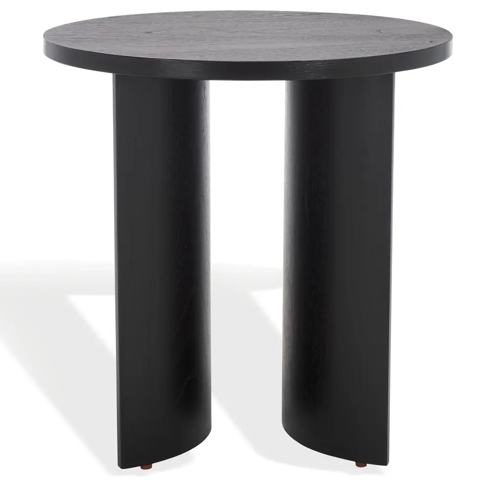 Audriella Round Wood Accent Table