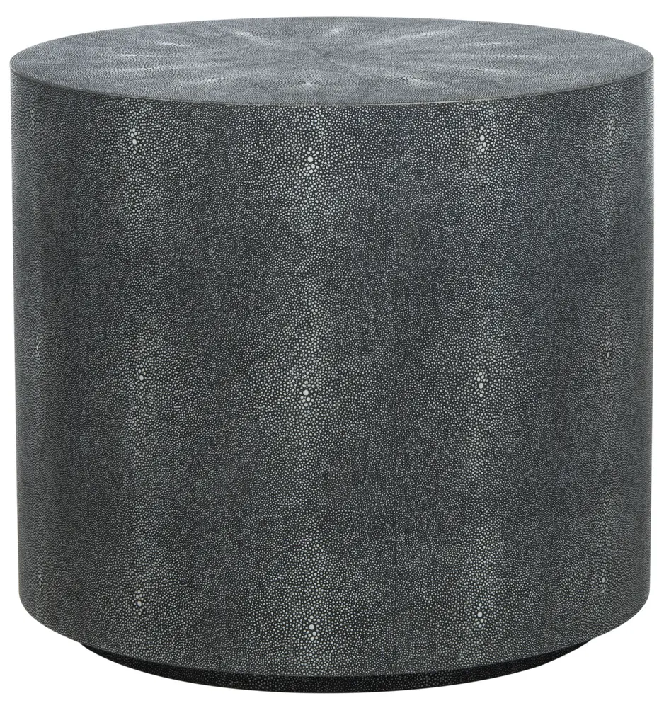 Diesel Faux Shagreen End Table