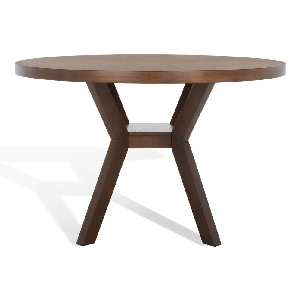 Luis Round Wood Dining Table