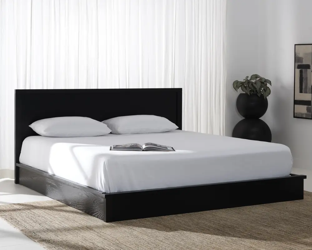 Deirdra Wood King Bed