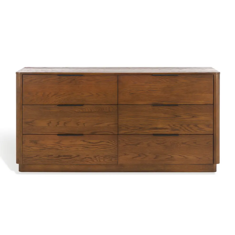 Gabrietta 6 Drawer Wood Dresser