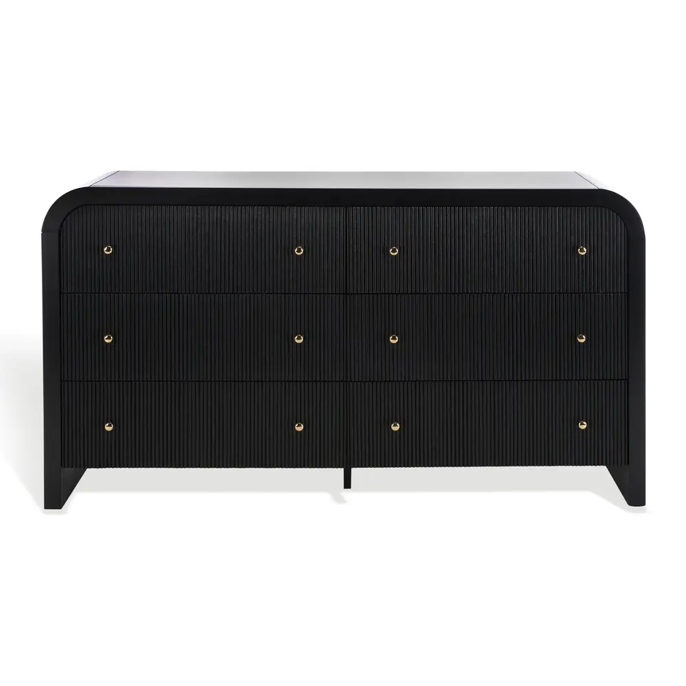 Liabella 6 Drawer Curved Dresser