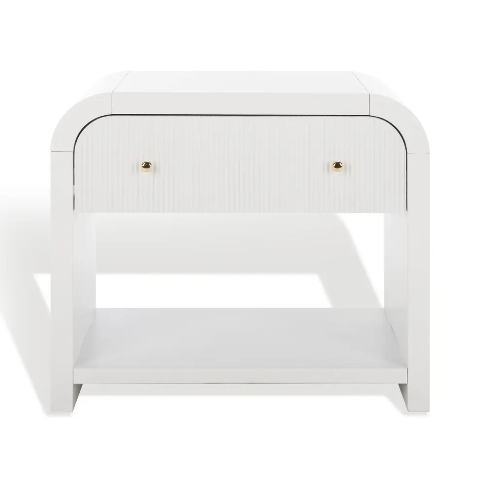 Liabella 1 Drawer Curved Nightstand