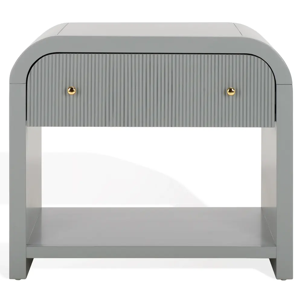 Liabella 1 Drawer Curved Nightstand