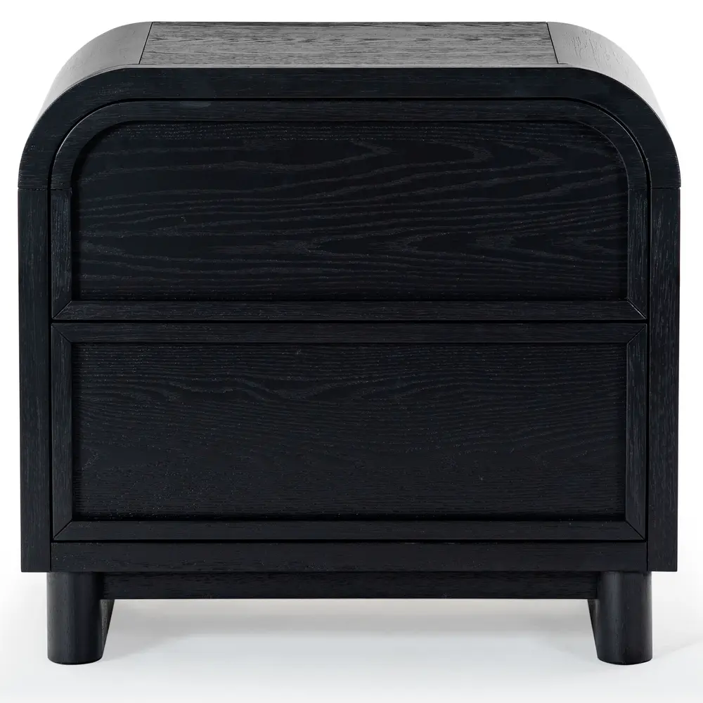 Dinah 2 Drawer Wood Nightstand