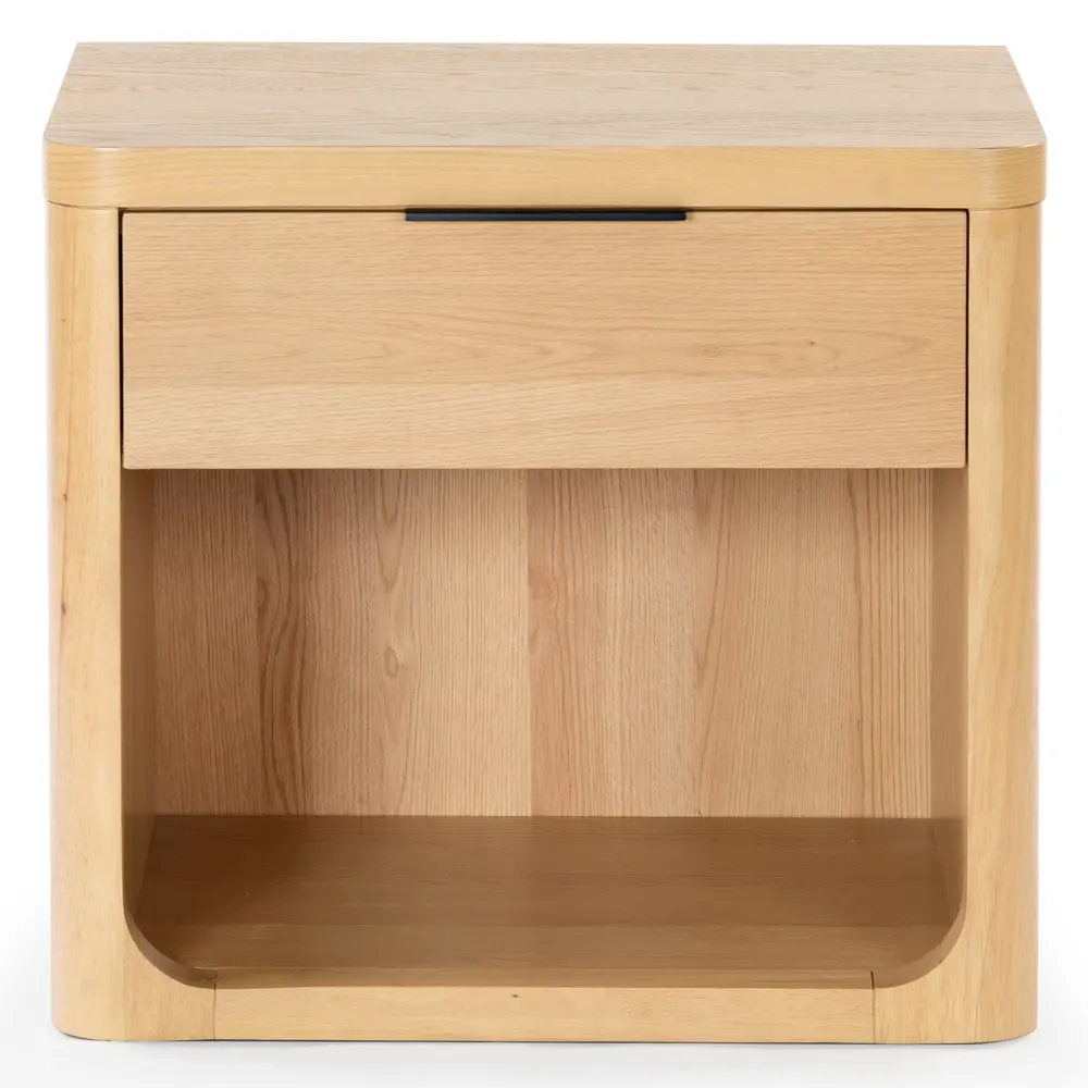 Raylie 1 Drawer Wood Nightstand