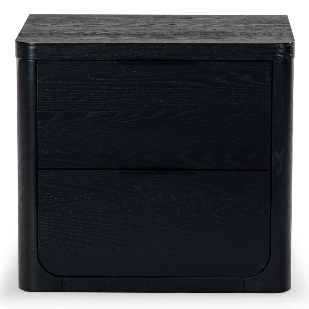 Raylie 2 Drawer Wood Nightstand