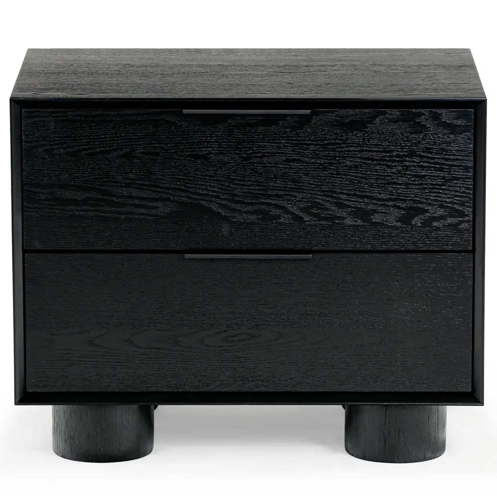 Addyson Wood 2 Drawer Nightstand