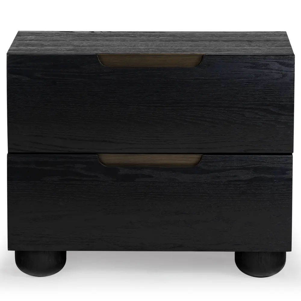 Beethoven Wood 2 Drawer Nightstand